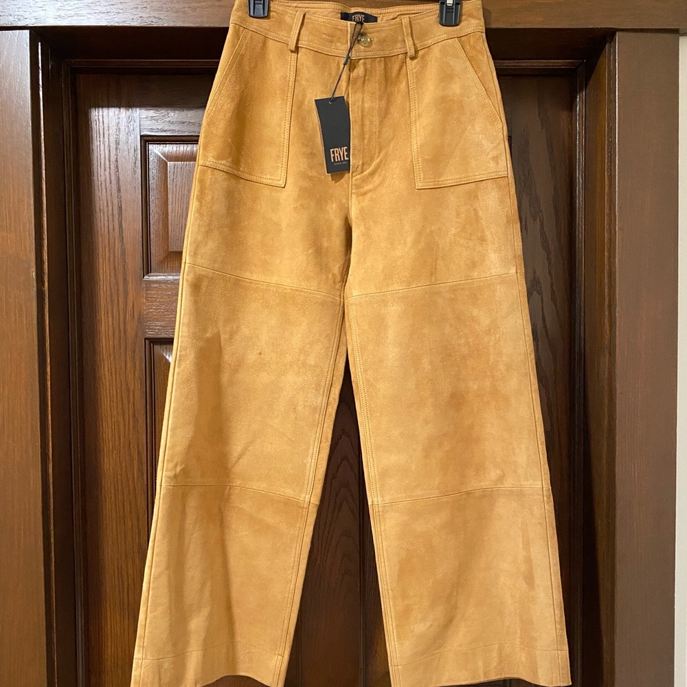 FRYE NWT SUEDE PANTS sz 26